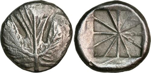 Didrachm from Selinos in Sicily (ca. 540/30-510 BC)