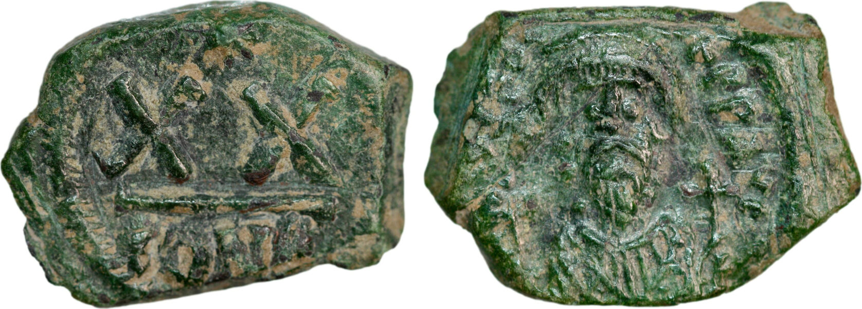 follis 602-610 AD Half from Emperor Phokas | MA-Shops