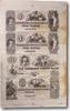 1861-1865 USA, Sheet of Uncut Civil War Banknotes