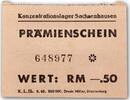 0,50 Reichsmark Sachsenhausen 1938-1945