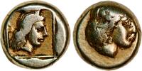  397-378 v. Chr. Electrum Hekte from Mytilene in Lesbos (ca. 397-378 BC)  681,27 EUR  zzgl. 18,17 EUR Versand