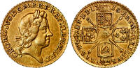 1718 Great Britain, 1/4 guinea (gold!)