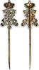  1900 Gold and Diamonds monogram brooch in the late‑Imperial Russian sty... 2270,90 EUR  zzgl. 18,17 EUR Versand