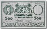 Norway 500 kroner 1974 Norway  218,01 EUR  zzgl. 18,17 EUR Versand