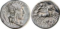  Denarius 117 v. Chr. from Caldius, Metellus & Fulvius (117/116 BC)  279,95 EUR  zzgl. 18,66 EUR Versand