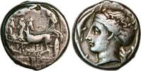 Tetradrachm 405-400 BC v. Chr. from Syracuse in Sicily (ca. 405-400 BC)