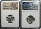 ROMAN REPUBLIC AR Denarius ROMAN REPUBLIC AR Denarius L.C.Piso Frugi, c.90 BC NGC Ch AU -