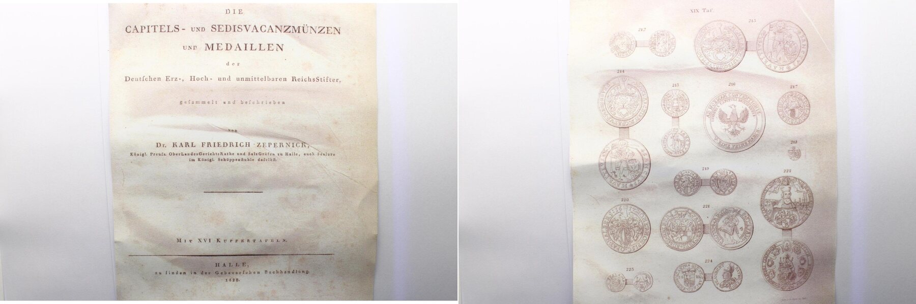 Monographien 1822 ZEPERNICK, Karl Friedrich. Pappbd. d ...