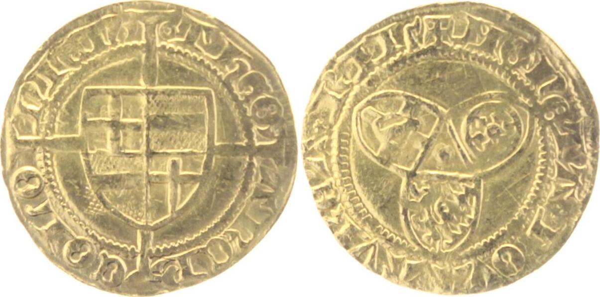 KölnErzbistum Goldgulden Dietrich II. von Mörs 14141463. geputzt