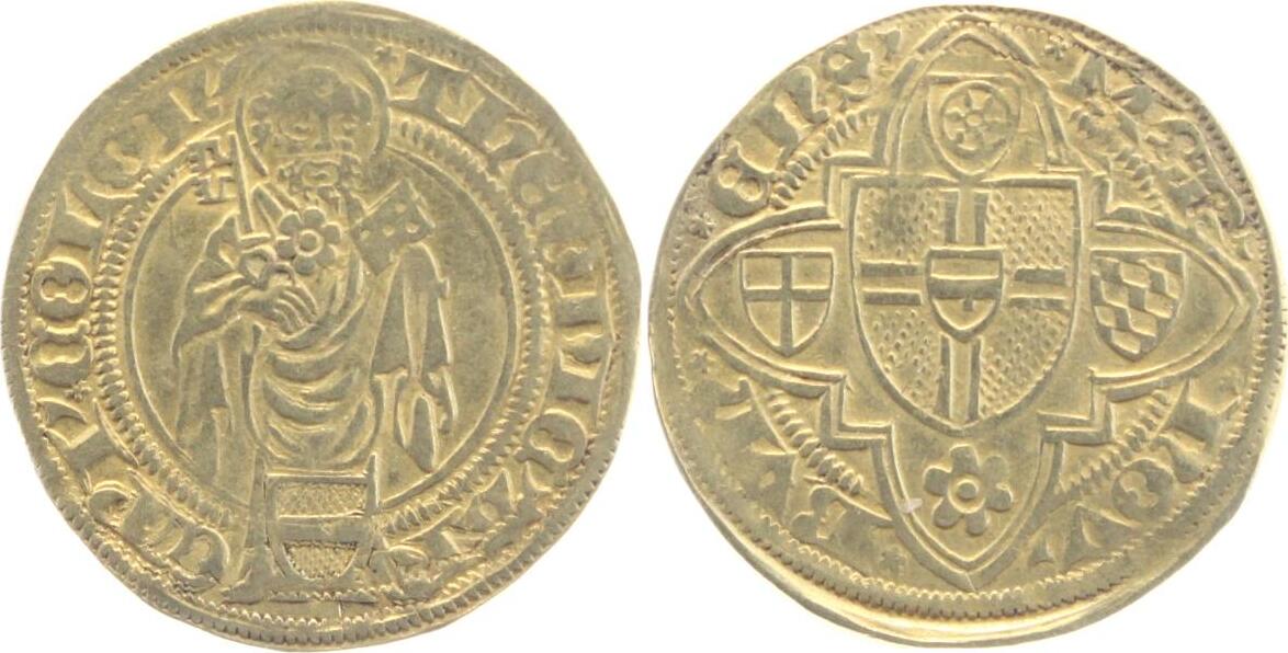 KölnErzbistum Goldgulden Dietrich II. von Mörs 14141463. sehr schön