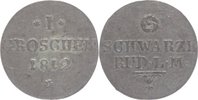 Schwarzburg-Rudolstadt, Grafschaft 1 Groschen Friedrich Günther 1807-1867.