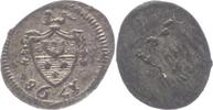 Löwenstein-Wertheim-Virneburg Eins. Pfennig (Ag) Gemeinschaftsprägungen beider Linien ab 1764.