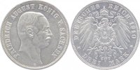 Sachsen 3 Mark Friedrich August III. 1904-1918.