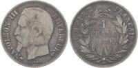 Frankreich 1 Francs Napoleon III. 1852-1870. -