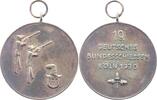 Deutsche Bundesschiessen Medaille Deutsches Bundesschiessen Köln 1930 (19.). O.-Öse, dunkle Patina, prägefrisch