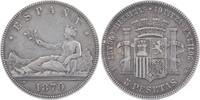 Spanien 5 Pesetas Provisorische Regierung 1861-1871. -