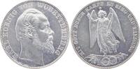 Württemberg Siegestaler 1871 Karl 1864-1891. min. Kr., vorzüglich +