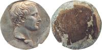 Frankreich Eins. Zinnabschlag der Medaille (von Jeuffroy u. Denon) Napoleon Bonaparte als Consul 9.11.1799-18.5.1804. -
