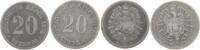 Deutsches Reich LOT: 20 Pfennig -