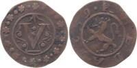 Bentheim-Tecklenburg-Rheda Cu-5 Pfennig Moritz 1623-1674. -