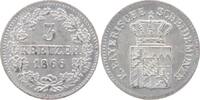 Bayern 3 Kreuzer Ludwig II. 1864-1886. -