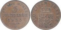 Brandenburg-Preussen 3 Cu-Pfennige Friedrich Wilhelm IV. 1840-1861. -