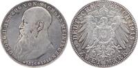 Sachsen-Meiningen 2 Mark 1915 D Georg II. 1866-1914. Haarkr., vorzüglich / vorzüglich+