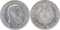 Preussen 2 Mark 1888 A Friedrich III. 1888. vorzüglich/Stempelglanz