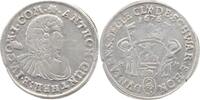 Schwarzburg-Sondershausen, Grafschaft Kleiner Gulden (2/3 Taler) Anton Günther zu Arnstadt 1666-1716. -