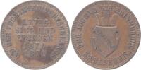 Baden-Durlach Cu-Gedenk-Kreuzer Friedrich I. 1852-1856-1907. -