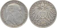 Baden 2 Mark 1904 G Friedrich I. 1856-1907. sehr schön