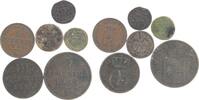Unbekannte/unbestimmte Münzen/Medaillen und LOTS 3 Pfennig -