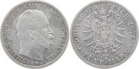 Preussen 5 Mark Wilhelm I. 1861-1888. -
