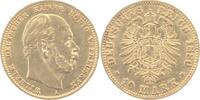 Preussen 10 Mark - GOLD- Wilhelm I. 1861-1888. -