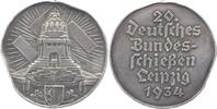 Deutsche Bundesschiessen Medaille Deutsches Bundesschiessen Leipzig 1934 (20.). -