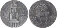 Deutsche Bundesschiessen Medaille (undeutliche Signatur/Initiale FOH am Sockel) Deutsches Bundesschiessen Hamburg 1909 (16.). -