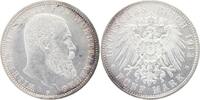 W&uuml;rttemberg 5 Mark 1913 F Wilhelm II. 1891-1918. Haarlinien, vz / Stempe... 140,00 EUR kostenloser Versand