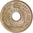 1/2 penny 01-12 n. Chr. British West Africa  1936, NGC MS64, "King Edward VIII (01-12.1936)"