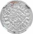 Spain, Castile and Leon 1 dinero 1286-1288, NGC MS63, "Sancho IV (1284 - 1295)"