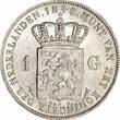 EUROPE 1 gulden Netherlands  1848, PCGS MS62, "King William II (1840 - 1849)" silver