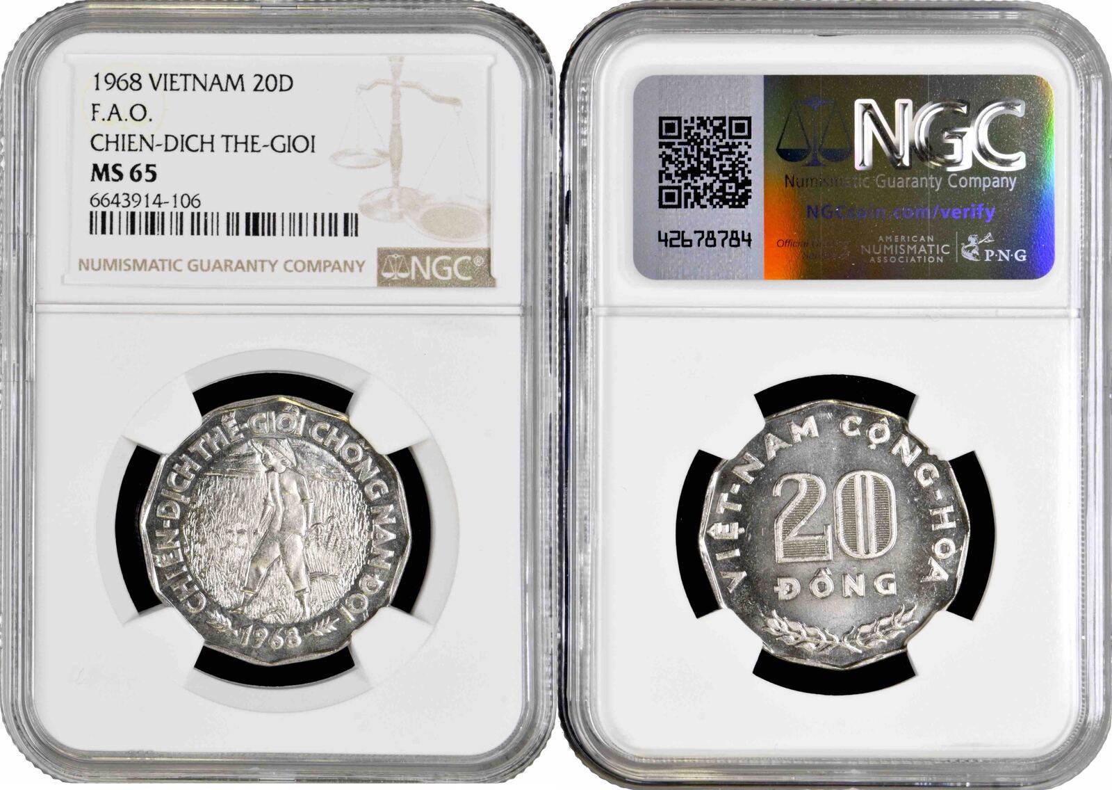 One Million Authentic Vietnam 1,000,000 Dong Polymer Banknote -  New/Uncirculated With Certificate Of Authenticity Vietnam Dong Currency