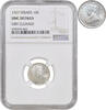 10 cents Straits Settlements 1927, NGC UNC Details, King George V (1911 - 1935) -