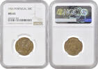 50 centavos Portugal 1926, NGC MS64, Portuguese Republic (1910 - 1969) -