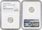50 centimes Belgium DER, NGC AU55, King Leopold II (1865 - 1909) -