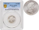1/8 riksdaler Sweden 1832 CB, PCGS MS64, Carl XIV Johan (1818 - 1844) Top Pop -
