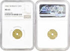 ore Norway 25 ore 1942, NGC MS65, King Haakon VII (1906 - 1957) -