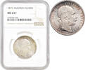 1 florin Austria 1875, NGC MS63+, Emperor Franz Joseph I (1848 - 1916) -