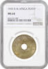 1 penny British West Africa 1945, NGC MS64, King George VI (1937 - 1952) Top Pop -