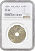 1 penny British West Africa 1947 H, NGC MS64, King George VI (1937 - 1952) Top Pop -