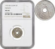 5 centimes Belgium French, NGC MS66, King Albert I (1910 - 1934) Top Pop -